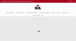 Desktop Screenshot of k2l.cz